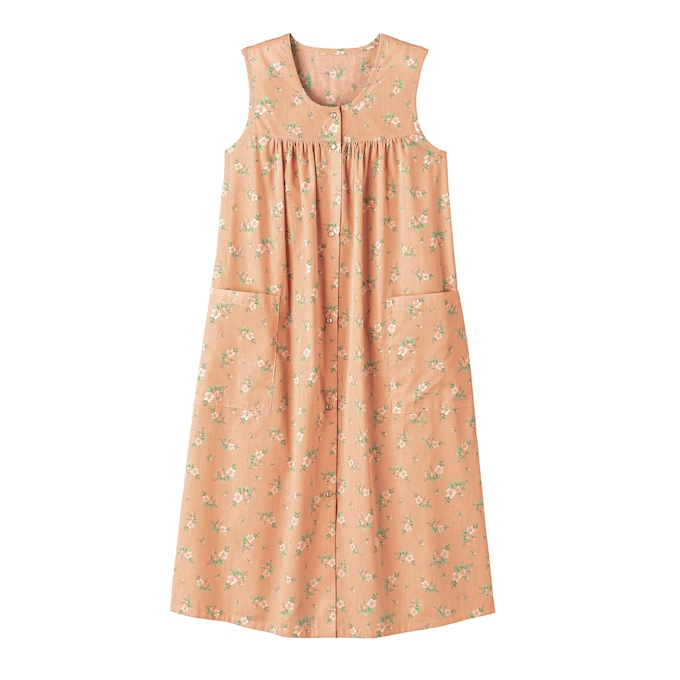 Sleeveless Woven Cotton Shift Dress with Pockets | Dr. Leonard's