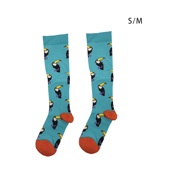 3-Pack Bright Compression Socks, , large