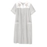 Duster With Embroidered Yoke, Khaki Stripe, large