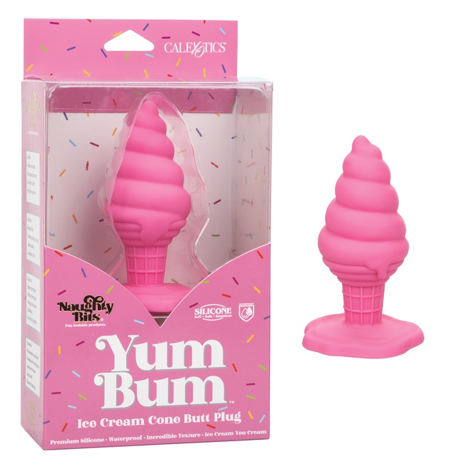 Naughty Bits&reg; Yum Bum&trade; Ice Cream Cone Butt Plug, , large