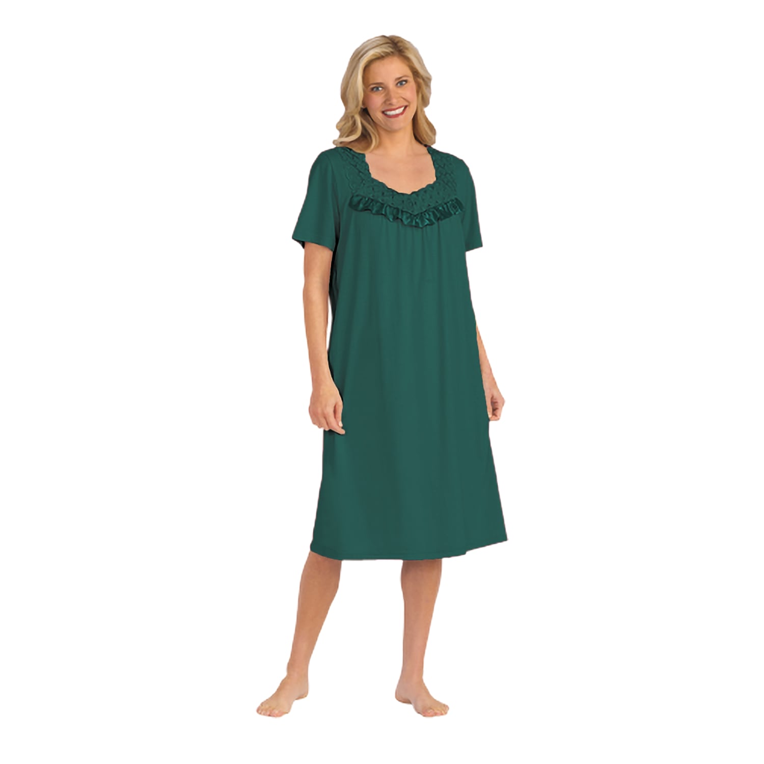 Cotton Knit Gown Dr. Leonard's