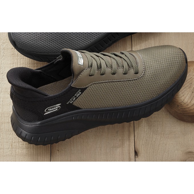 BOBS Men's Slip-Ins Squad Chaos Sneaker by Skechers, , large