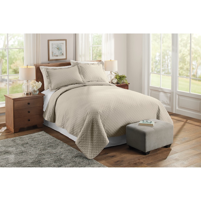 Microfiber Quilt Set, , large