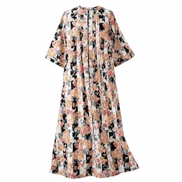 Long, Zip-Front Caftan, , large