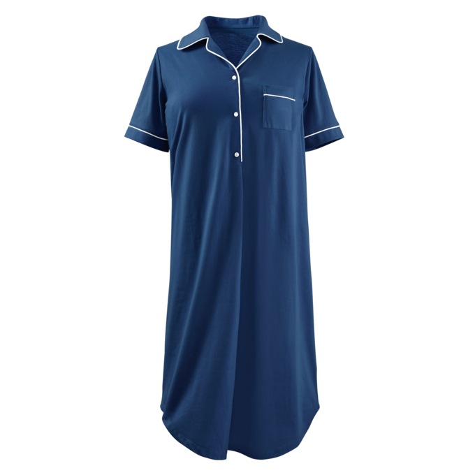 Pipe-Trim Nightshirt, , large