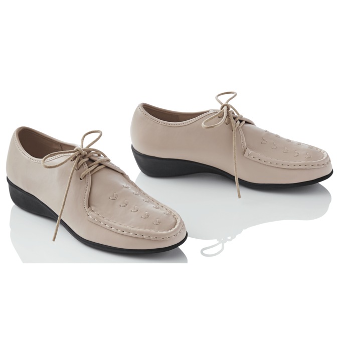 Dasher Lace-Up Shoe, Taupe, large