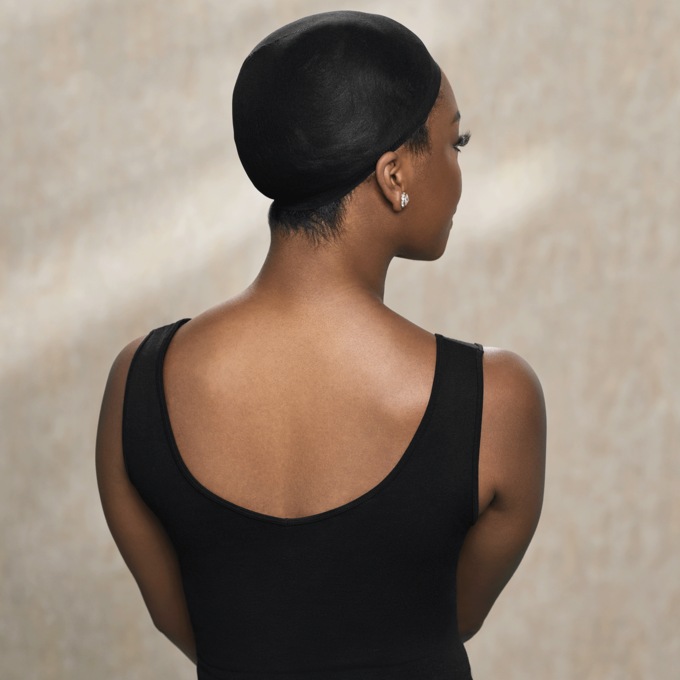 2-Pack Wig Caps, Black, large