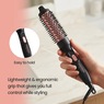 Volumizing Hot Curler Brush, Black, large