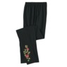 Embroidered Pant, Black, large