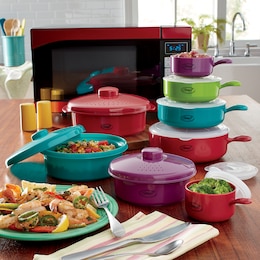 Ginny's 16-Piece Microwave Cookware Set, , large