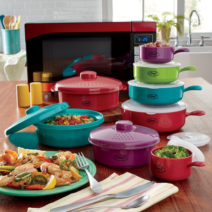 Ginny's 16-Piece Microwave Cookware Set, , large
