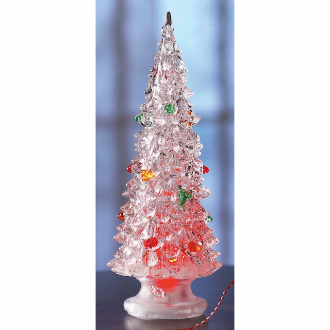 Color-Changing Tabletop Christmas Tree, , large