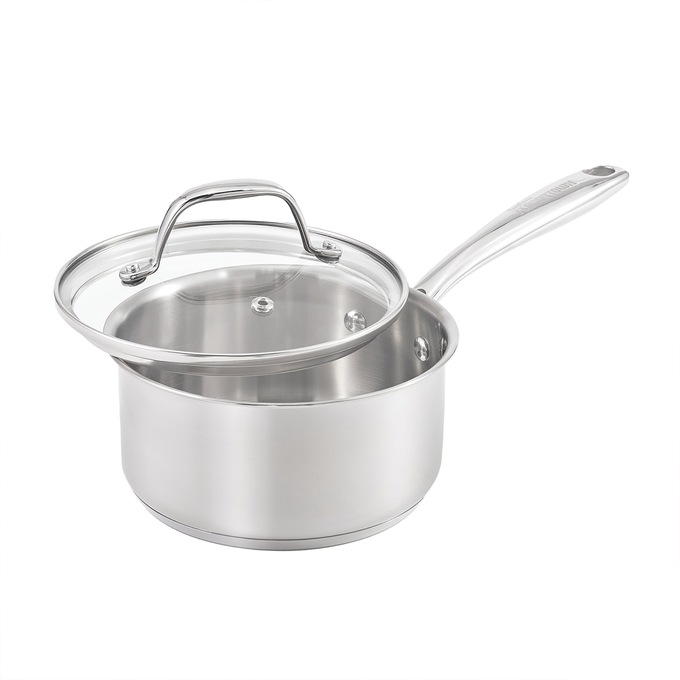 Guy Fieri Flavortown 10-Piece Stainless Steel Cookware Set, , large