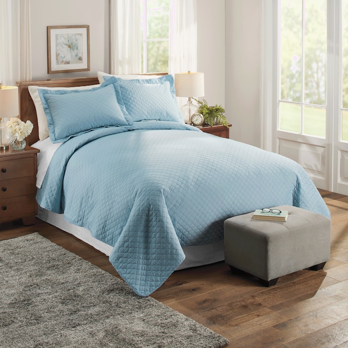 Microfiber Quilt Set, , large