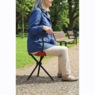 Walking Cane Seat with Carrying Bag, Red, large