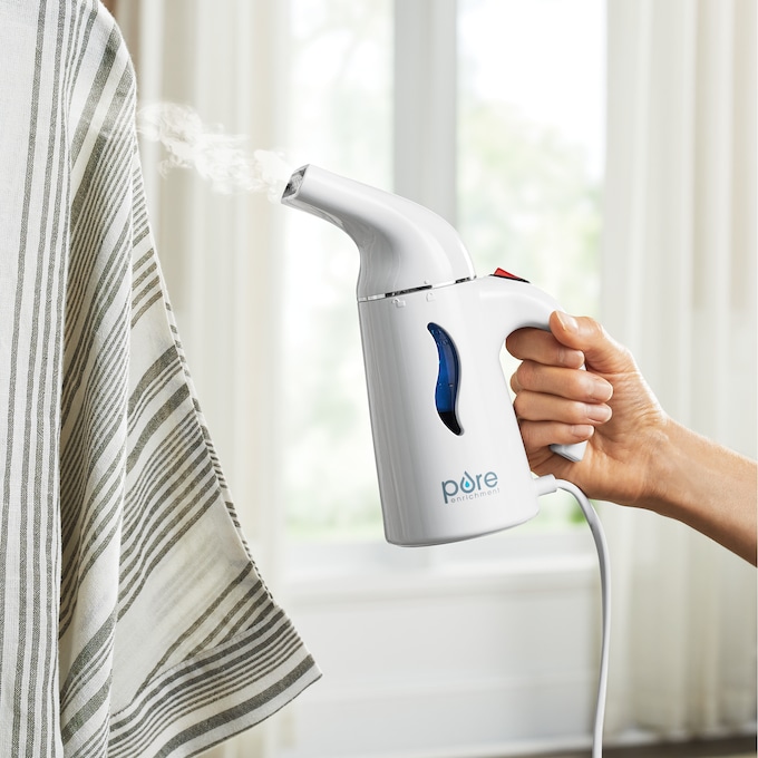 PureSteam Portable Fabric Steamer, White, large
