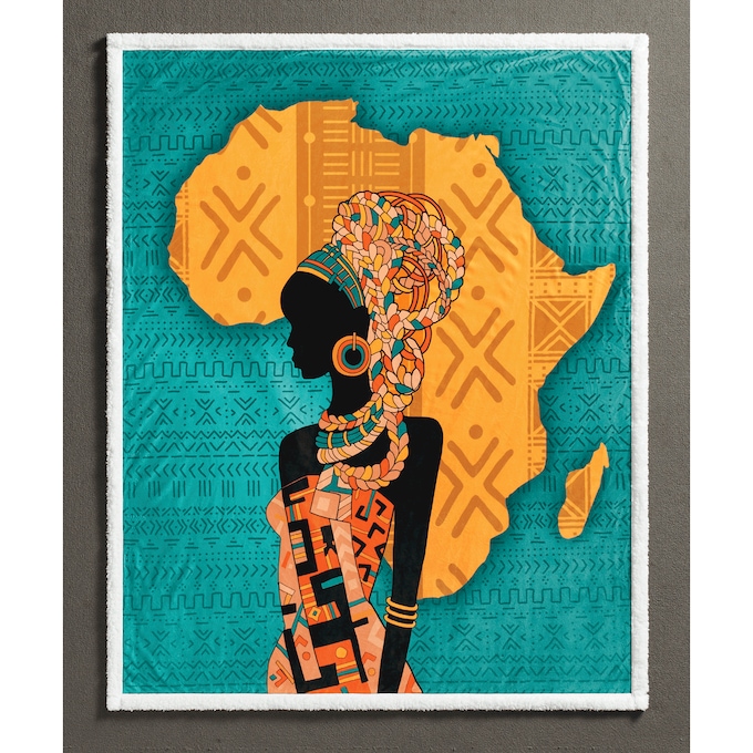 Novelty Sherpa Reversible Throw, , large