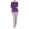 Women's Plaid Flannel PJ Set, Concord, large