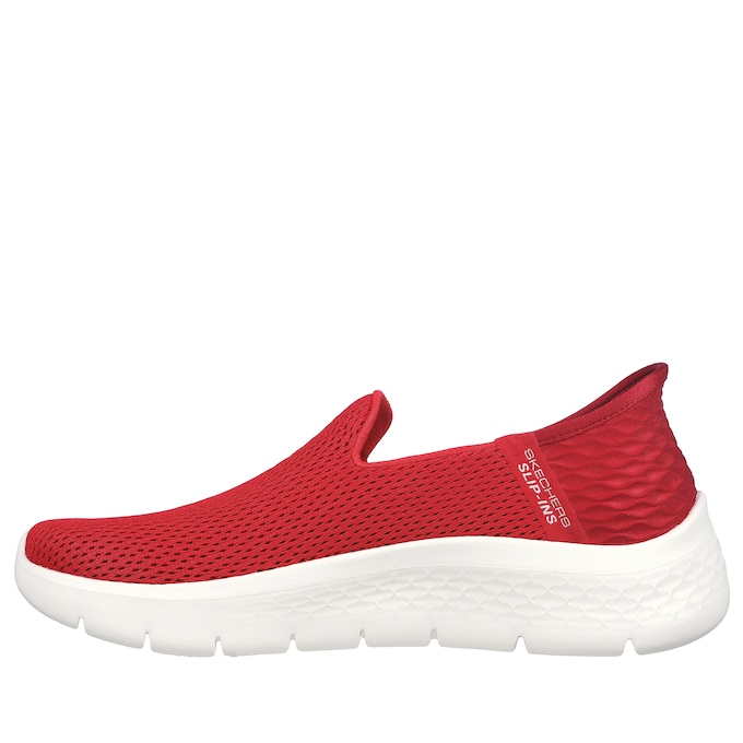 Skechers Women's Slip-Ins GO WALK Flex Relish Slip-On, Red, large
