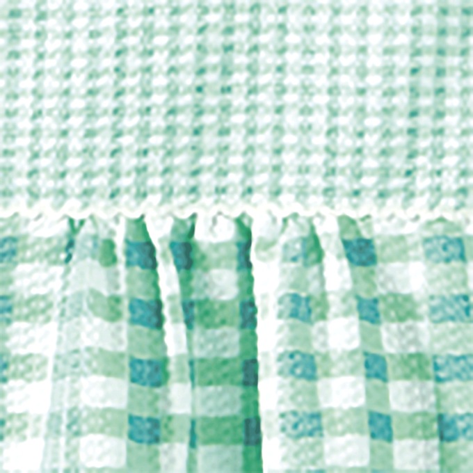 Zip-Front Seersucker Duster, Mint, large