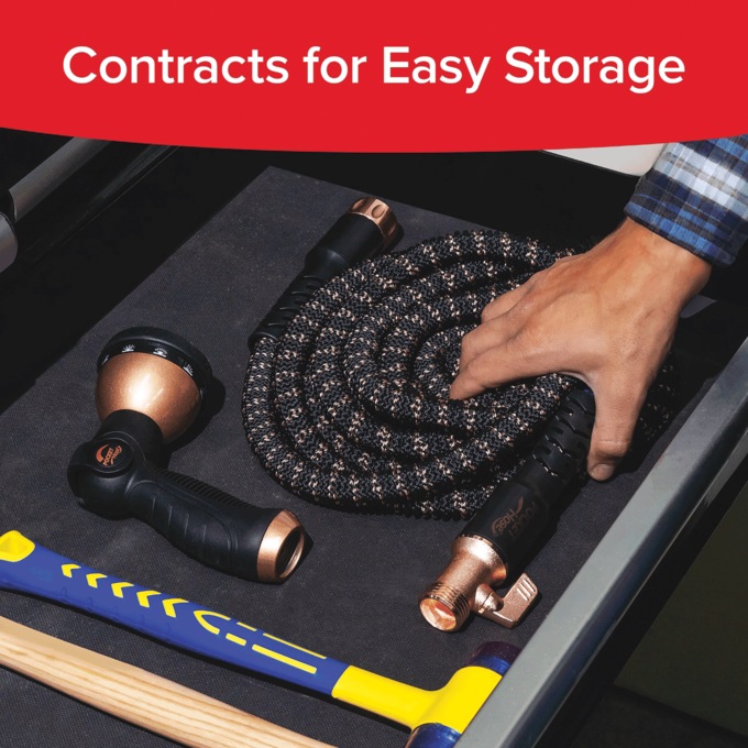 Copper Bullet Expanding 50-Foot Garden Pocket Hose, , large