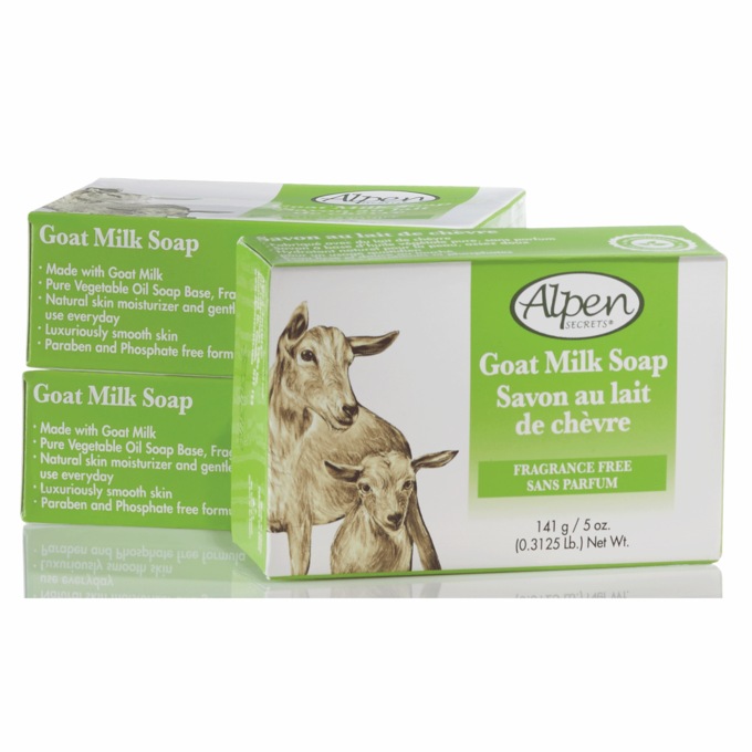 Set of 3 Unscented Goat's Milk Soaps, , large