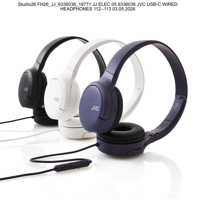 JVC Wired USB-C Headphones, , large