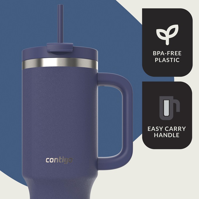 Contigo Streeterville 40-oz. Tumbler, Indigo Powder, large