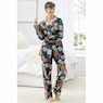 Cozee Corner Printed Flannel Pajamas, , large
