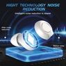 Bilateral Hearing Aids with Charging Case, White, large