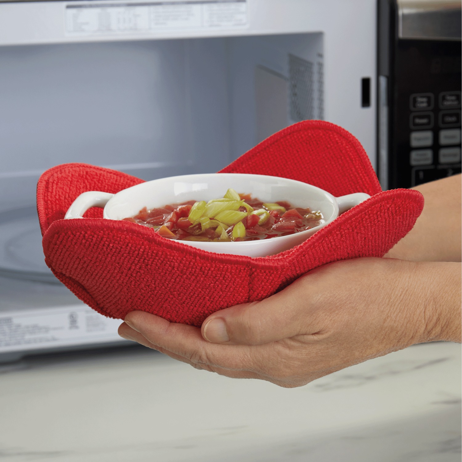 Set of 4 Microwave Bowl Huggers Dr. Leonard's