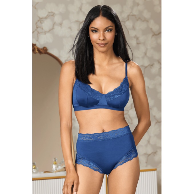 Softly Stunning Lace Wireless Bra & Panty Set for Women, , large