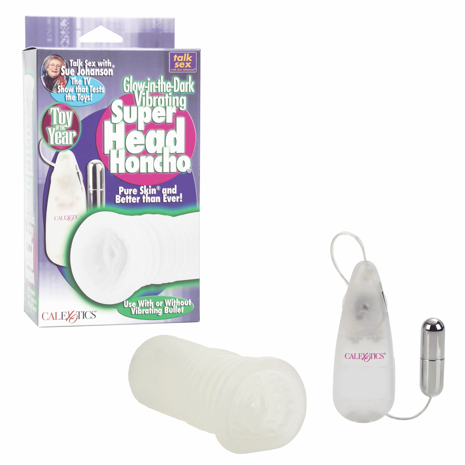 Glow-In-The-Dark Super Head Honcho Stroking Sleeve
