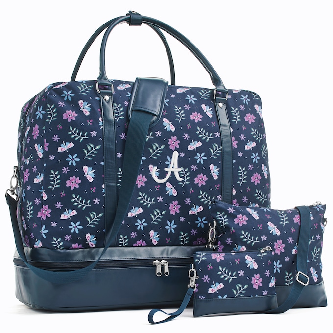 Personalized 3-Piece Weekender Travel Bag Set, , large