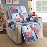 Reversible Holiday Recliner Cover, , large