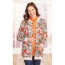 Snap-Front Cotton-Blend Women's Cardigan, , large