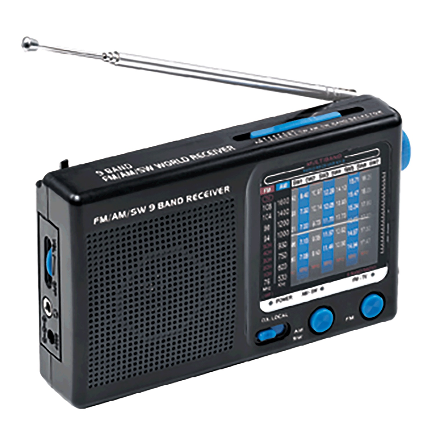 Portable AM/FM 9-Band Radio | Dr. Leonard's