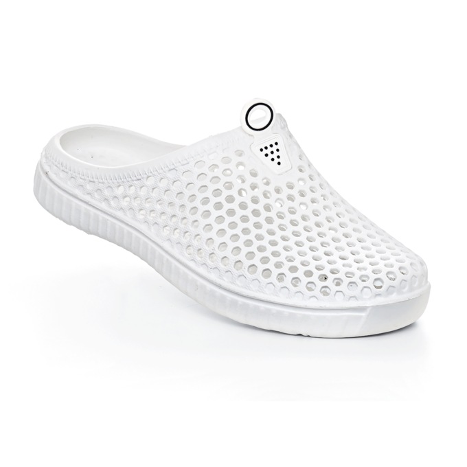 Women's Comfort Clog, White, large