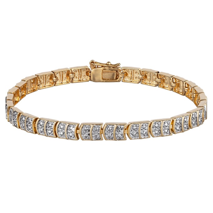 Diamond Accent Tennis Bracelet, , large