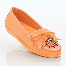 Beaded Women's Moccasin with Arch Support, , large