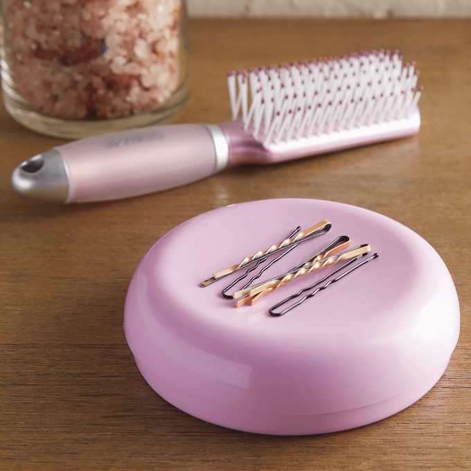 Magnetic Hairpin Holder, Pink, large