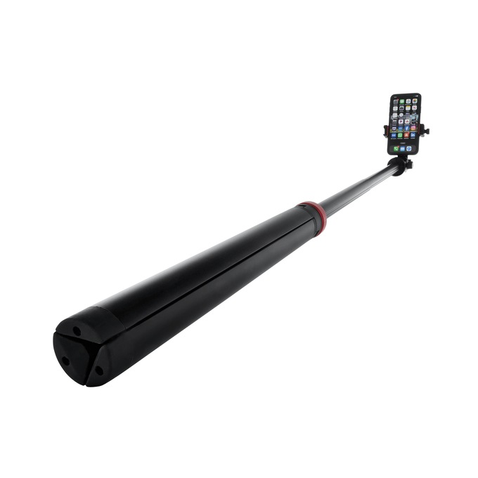 Extendable Combo Selfie Stick & Tripod, Black, large