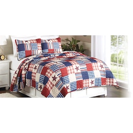 United Plaids Quilt Set, , large