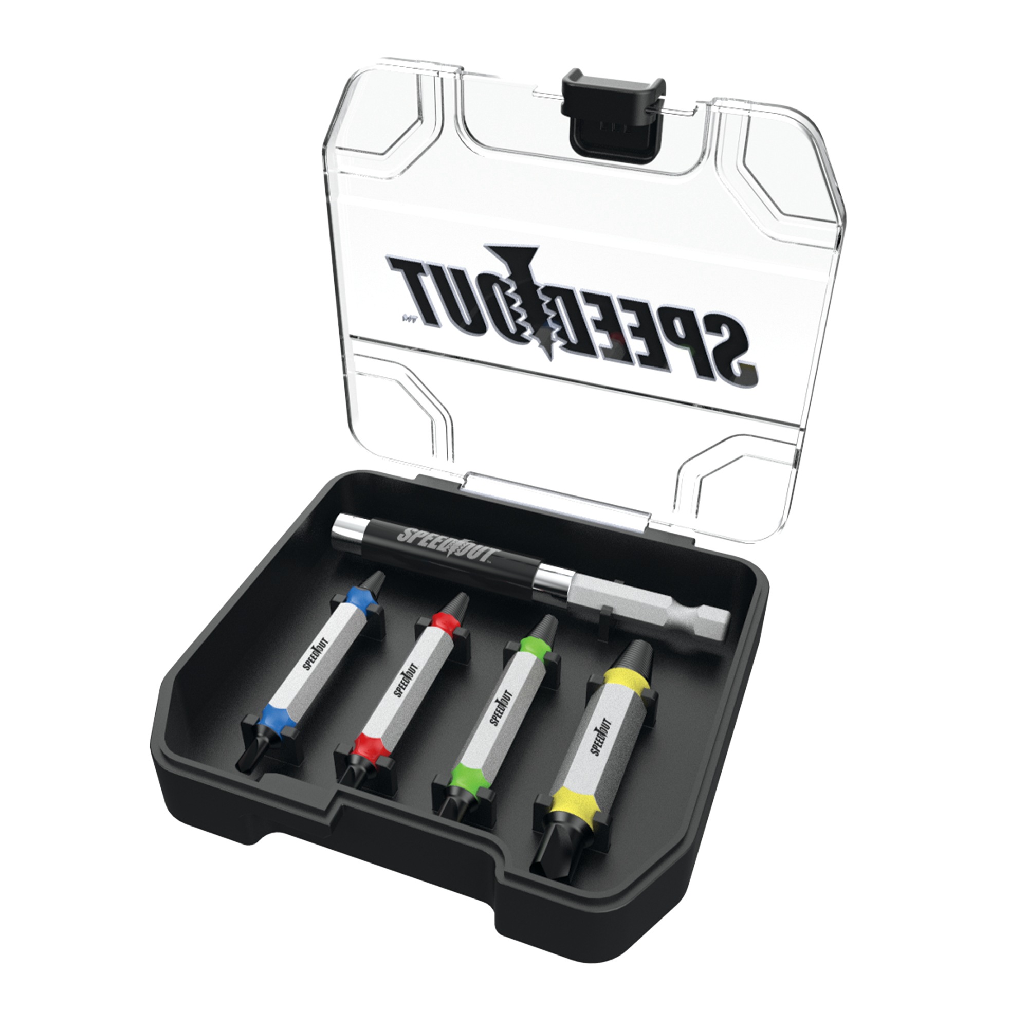 SpeedOut Impact Screw Extractor Set, Multi, large