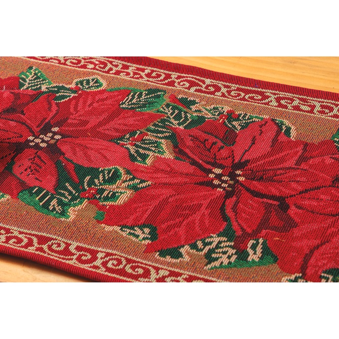 Poinsettia Table Runner, , large