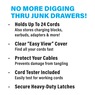 Cord Daddy Portable Cord Organizer with Built-in Cable Tester, Black, large