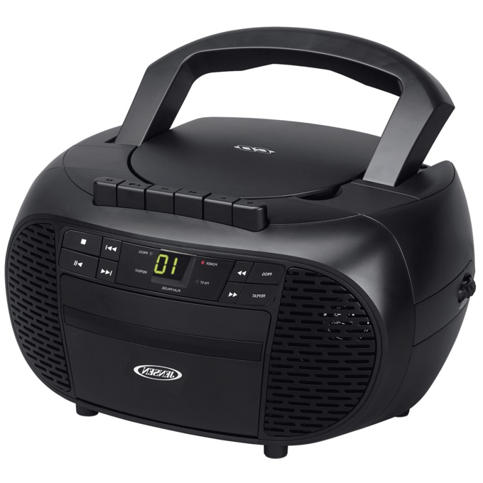 Jensen Stereo For CD, Cassette and AM/FM Radio, Black, large