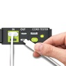 Cord Daddy Portable Cord Organizer with Built-in Cable Tester, Black, large