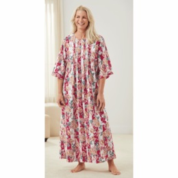 Long, Zip-Front Caftan, , large