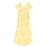 Printed Gown With Smocking, Sunshine, large